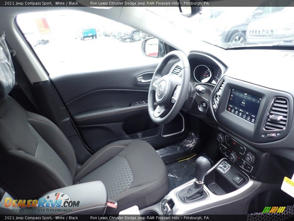 2021 Jeep Compass Sport White / Black Photo #11