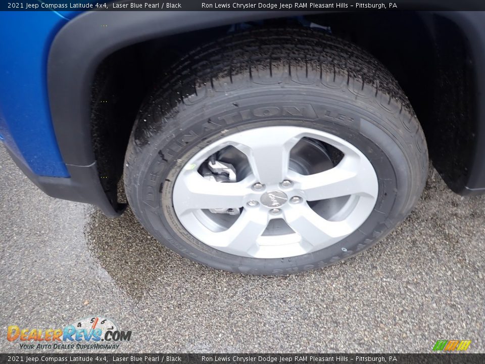 2021 Jeep Compass Latitude 4x4 Laser Blue Pearl / Black Photo #2