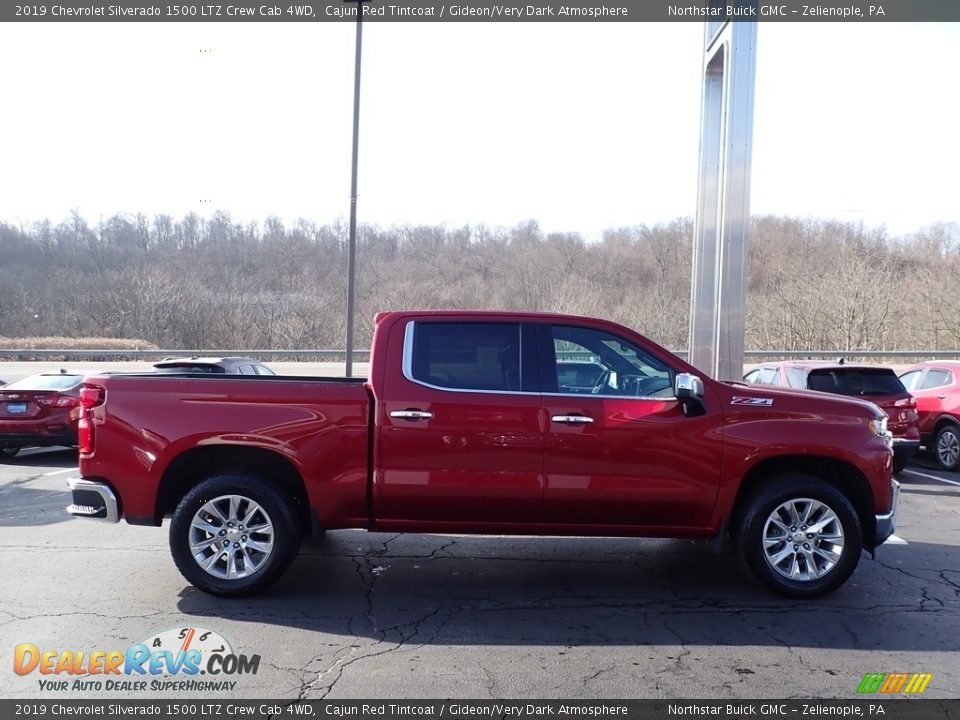 2019 Chevrolet Silverado 1500 LTZ Crew Cab 4WD Cajun Red Tintcoat / Gideon/Very Dark Atmosphere Photo #5