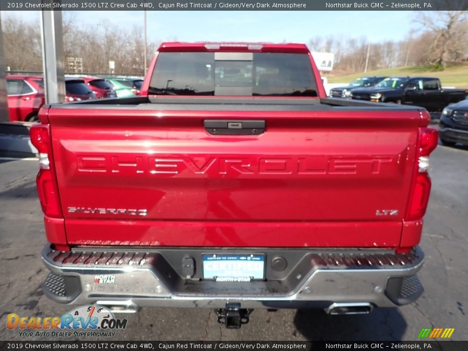 2019 Chevrolet Silverado 1500 LTZ Crew Cab 4WD Cajun Red Tintcoat / Gideon/Very Dark Atmosphere Photo #10