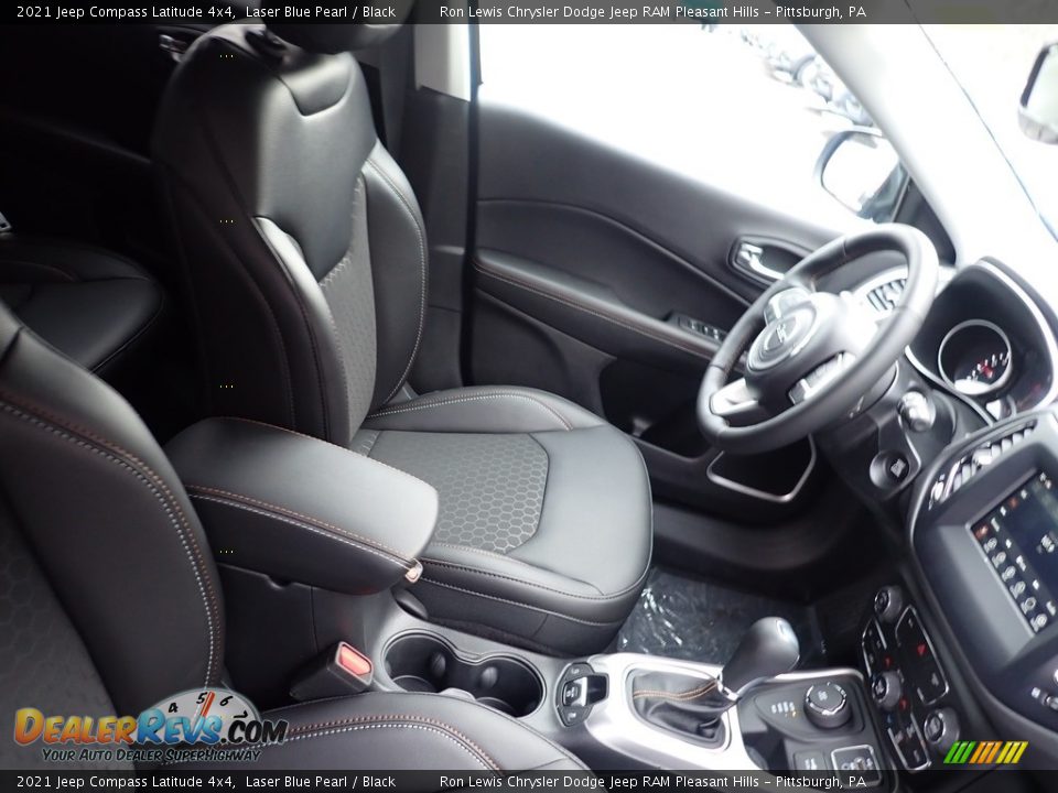 2021 Jeep Compass Latitude 4x4 Laser Blue Pearl / Black Photo #10