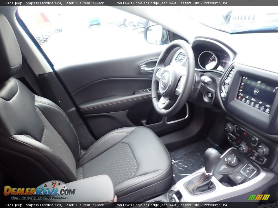 2021 Jeep Compass Latitude 4x4 Laser Blue Pearl / Black Photo #11