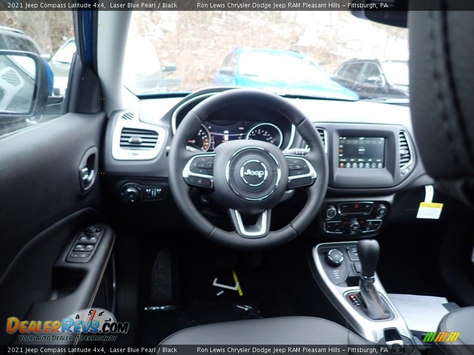 2021 Jeep Compass Latitude 4x4 Laser Blue Pearl / Black Photo #13