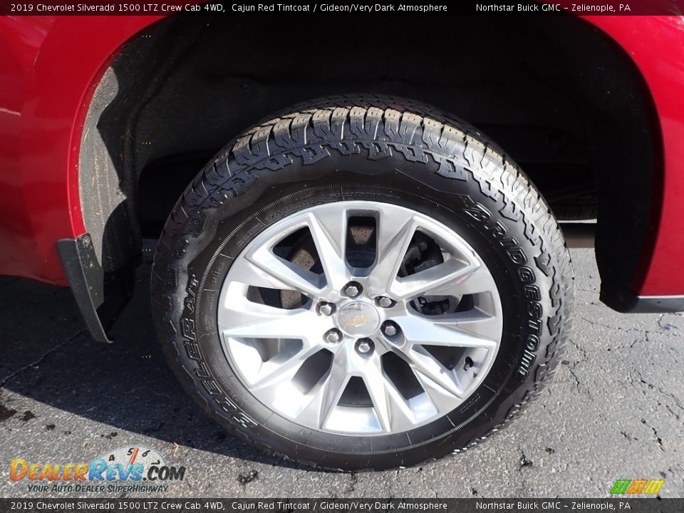 2019 Chevrolet Silverado 1500 LTZ Crew Cab 4WD Cajun Red Tintcoat / Gideon/Very Dark Atmosphere Photo #14