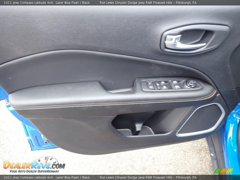 2021 Jeep Compass Latitude 4x4 Laser Blue Pearl / Black Photo #15