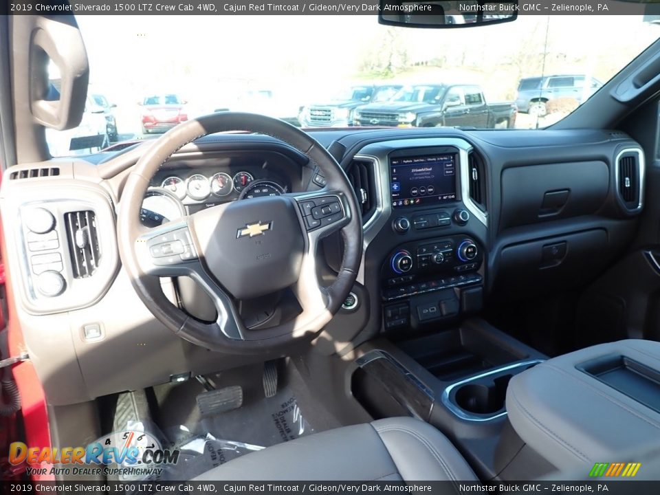 2019 Chevrolet Silverado 1500 LTZ Crew Cab 4WD Cajun Red Tintcoat / Gideon/Very Dark Atmosphere Photo #18