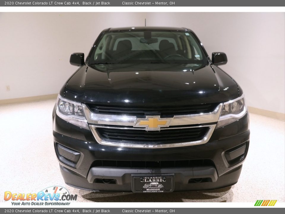 2020 Chevrolet Colorado LT Crew Cab 4x4 Black / Jet Black Photo #2