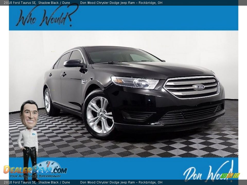2018 Ford Taurus SE Shadow Black / Dune Photo #1