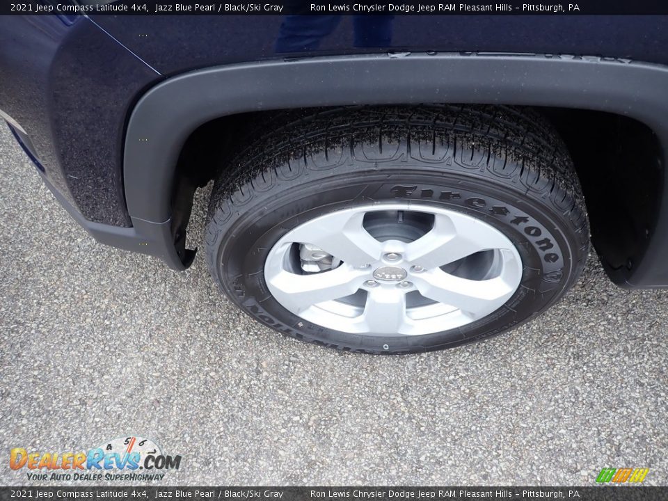 2021 Jeep Compass Latitude 4x4 Jazz Blue Pearl / Black/Ski Gray Photo #2