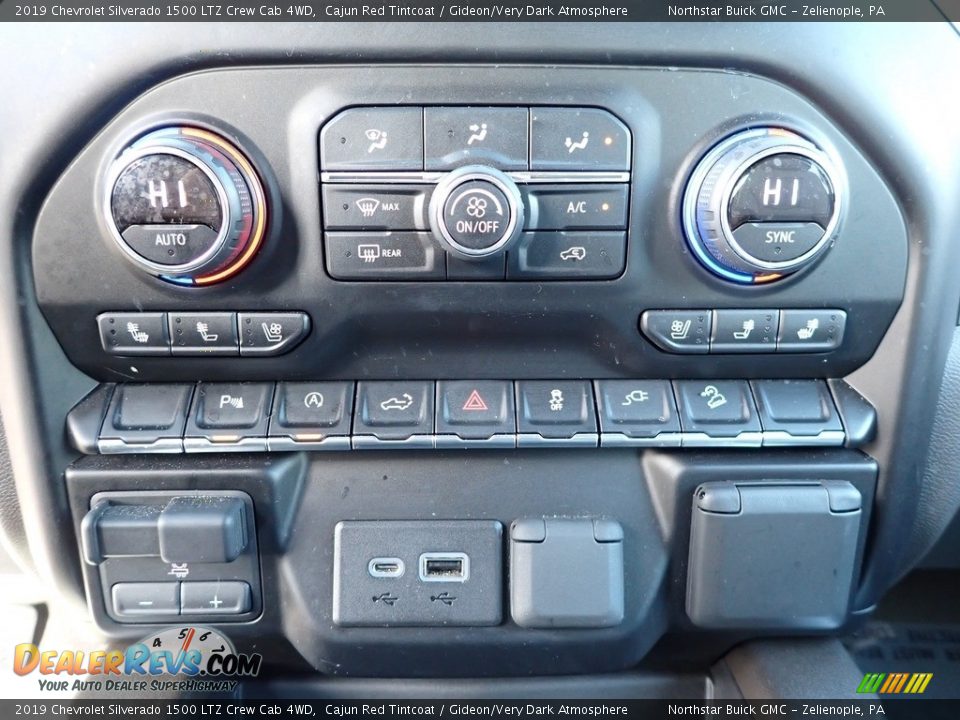 2019 Chevrolet Silverado 1500 LTZ Crew Cab 4WD Cajun Red Tintcoat / Gideon/Very Dark Atmosphere Photo #25