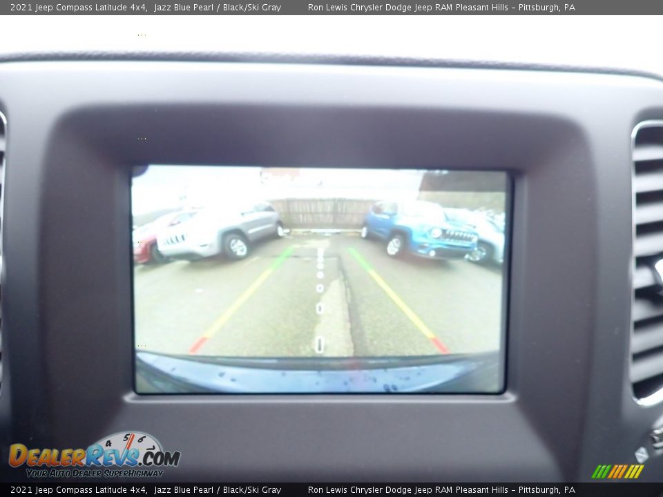 2021 Jeep Compass Latitude 4x4 Jazz Blue Pearl / Black/Ski Gray Photo #18