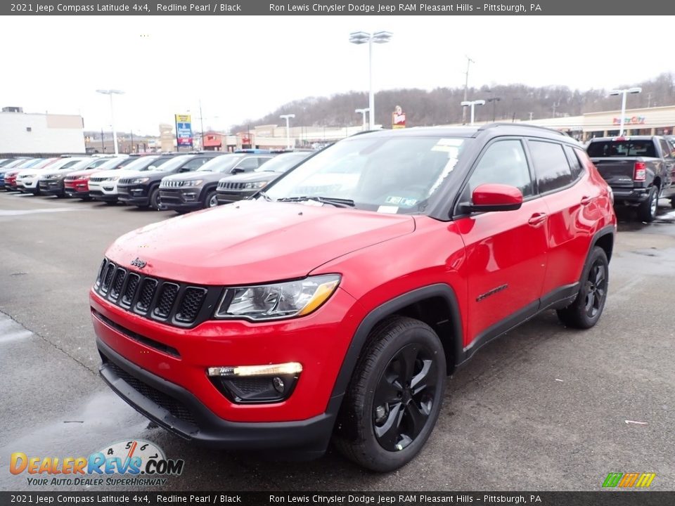 2021 Jeep Compass Latitude 4x4 Redline Pearl / Black Photo #1