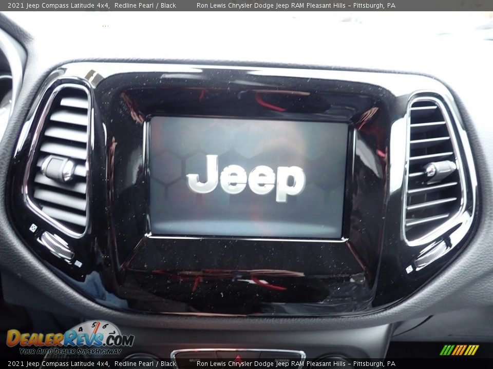 2021 Jeep Compass Latitude 4x4 Redline Pearl / Black Photo #17