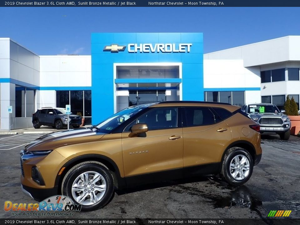 2019 Chevrolet Blazer 3.6L Cloth AWD Sunlit Bronze Metallic / Jet Black Photo #1