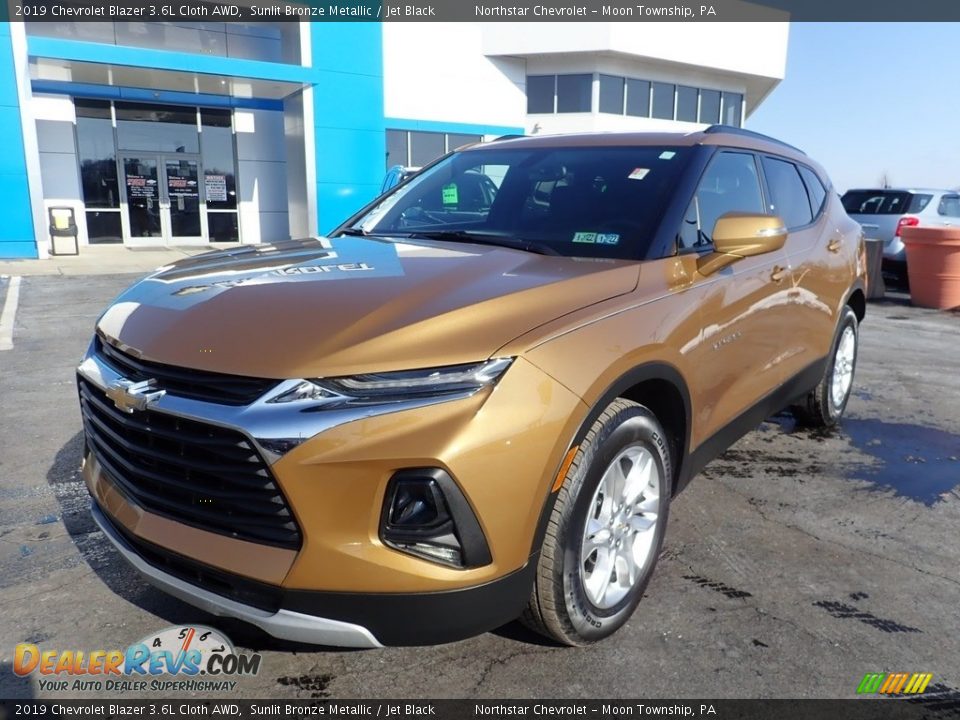 2019 Chevrolet Blazer 3.6L Cloth AWD Sunlit Bronze Metallic / Jet Black Photo #2