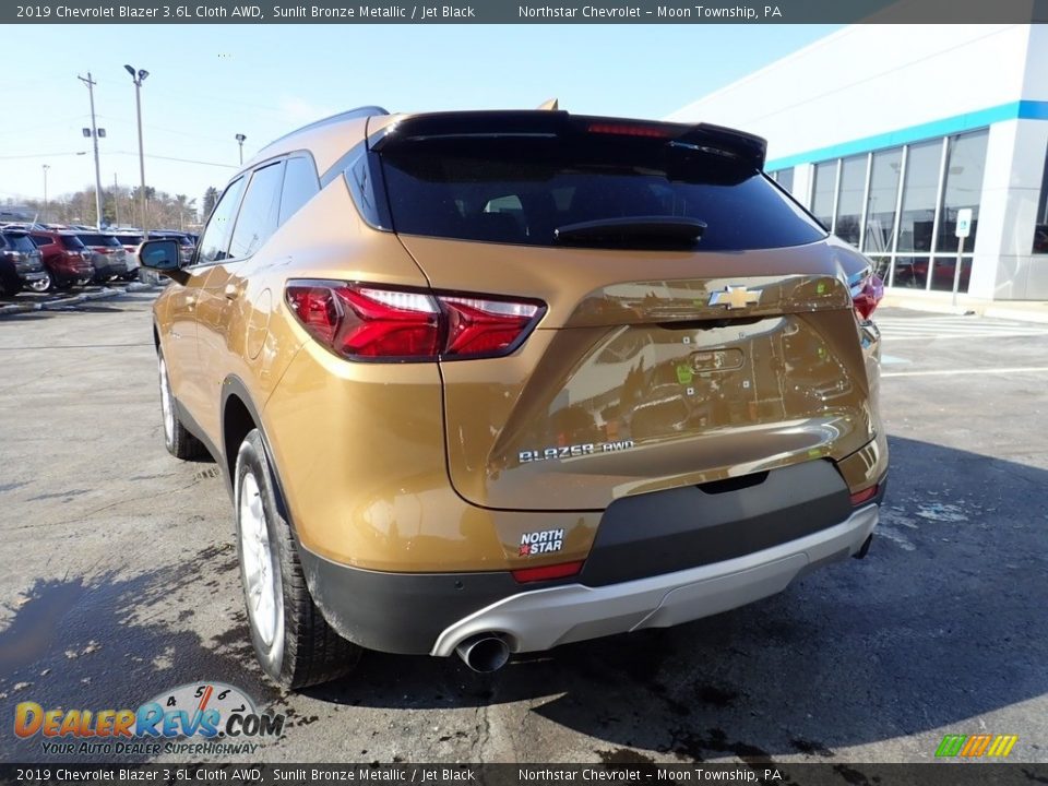 2019 Chevrolet Blazer 3.6L Cloth AWD Sunlit Bronze Metallic / Jet Black Photo #5