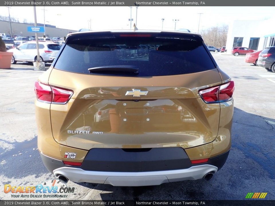 2019 Chevrolet Blazer 3.6L Cloth AWD Sunlit Bronze Metallic / Jet Black Photo #6