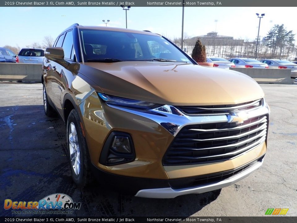 2019 Chevrolet Blazer 3.6L Cloth AWD Sunlit Bronze Metallic / Jet Black Photo #12