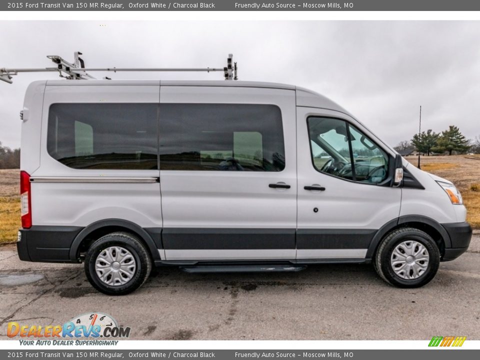 2015 Ford Transit Van 150 MR Regular Oxford White / Charcoal Black Photo #3