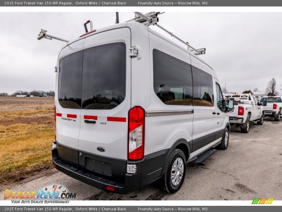 2015 Ford Transit Van 150 MR Regular Oxford White / Charcoal Black Photo #4