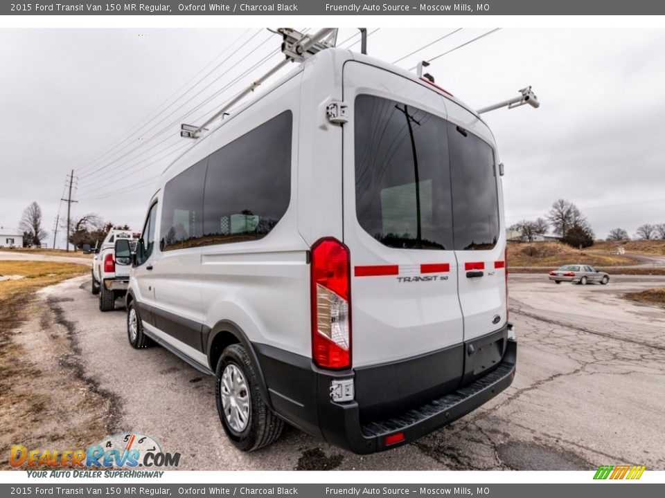 2015 Ford Transit Van 150 MR Regular Oxford White / Charcoal Black Photo #6