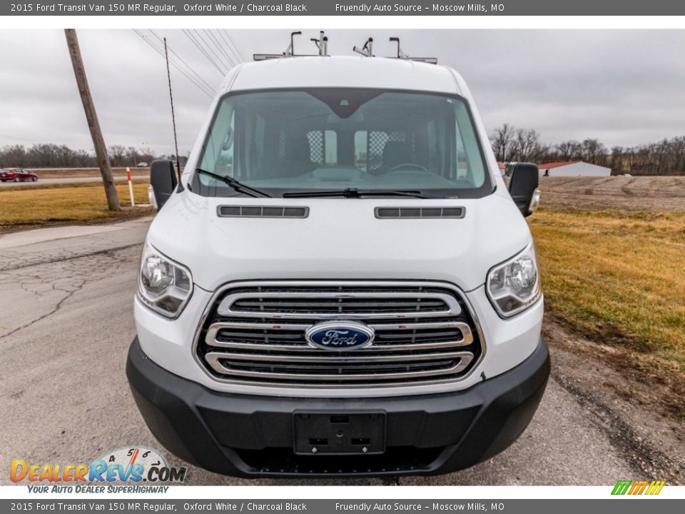 2015 Ford Transit Van 150 MR Regular Oxford White / Charcoal Black Photo #9