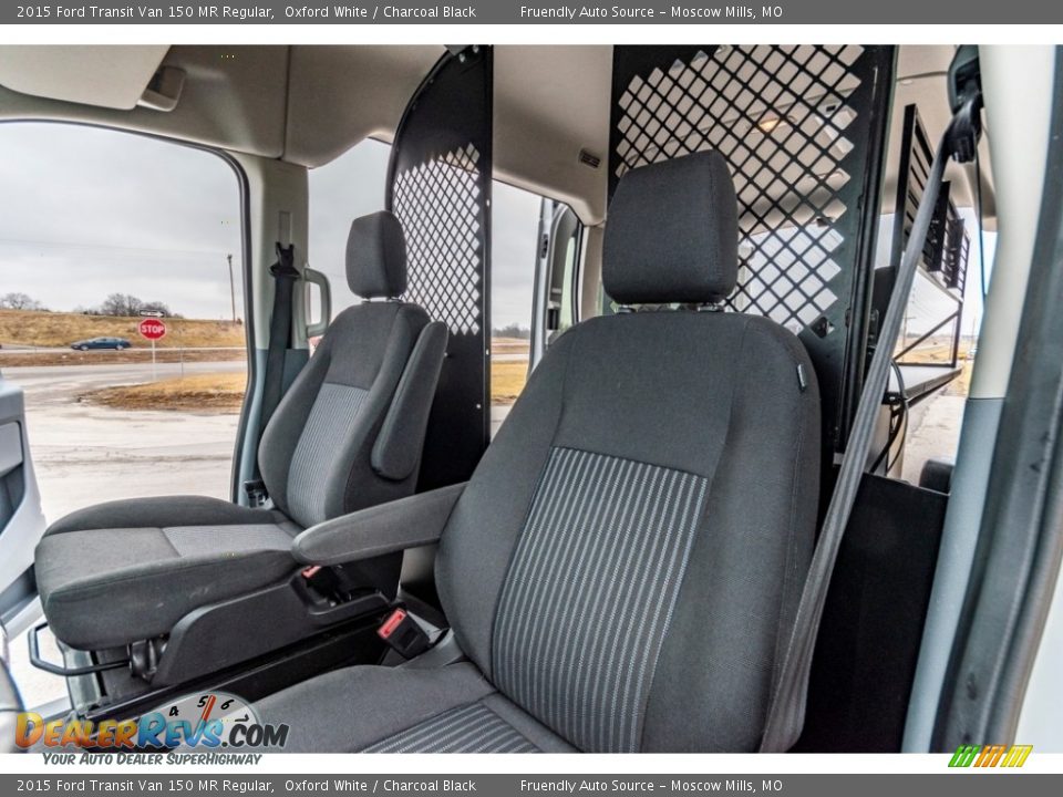 2015 Ford Transit Van 150 MR Regular Oxford White / Charcoal Black Photo #17