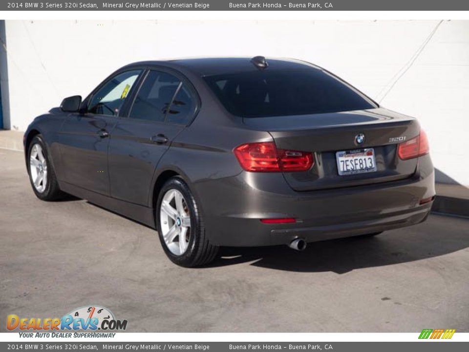 2014 BMW 3 Series 320i Sedan Mineral Grey Metallic / Venetian Beige Photo #2