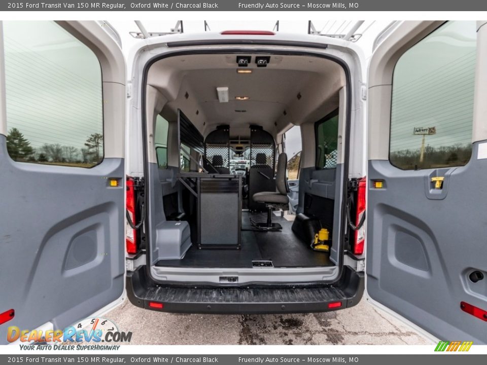 2015 Ford Transit Van 150 MR Regular Oxford White / Charcoal Black Photo #21