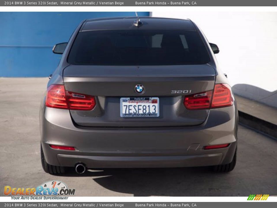 2014 BMW 3 Series 320i Sedan Mineral Grey Metallic / Venetian Beige Photo #9