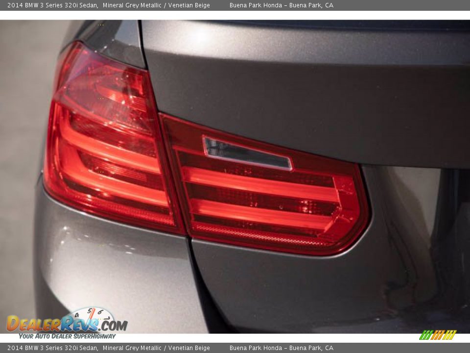 2014 BMW 3 Series 320i Sedan Mineral Grey Metallic / Venetian Beige Photo #10