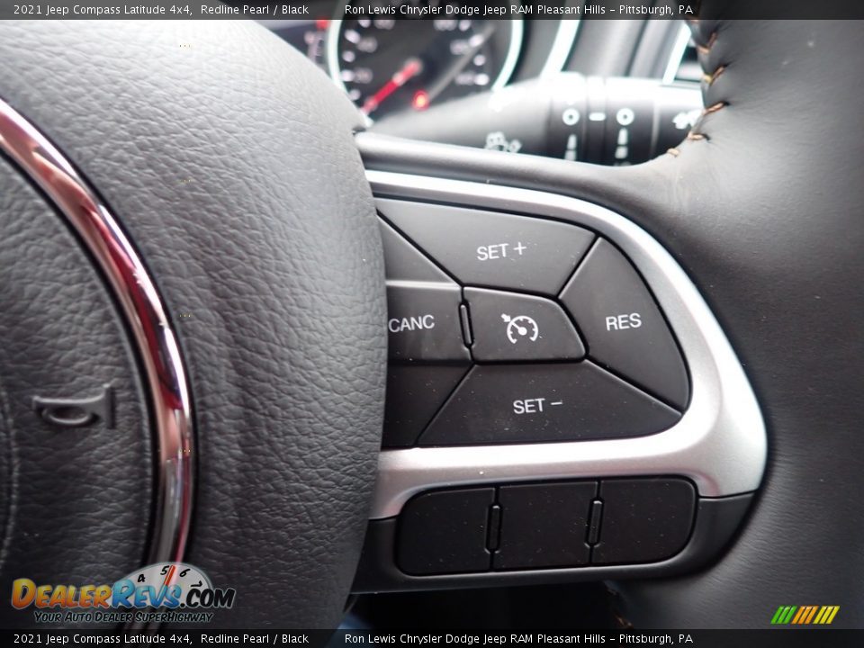 2021 Jeep Compass Latitude 4x4 Redline Pearl / Black Photo #19