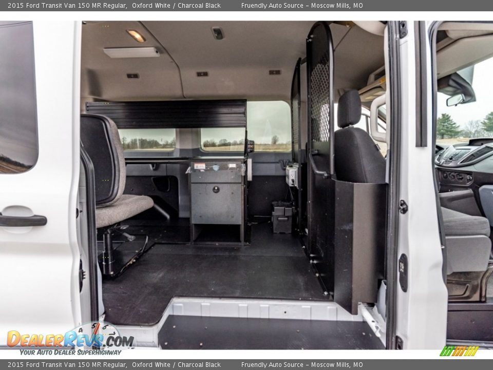 2015 Ford Transit Van 150 MR Regular Oxford White / Charcoal Black Photo #25