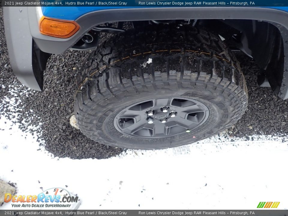 2021 Jeep Gladiator Mojave 4x4 Hydro Blue Pearl / Black/Steel Gray Photo #2