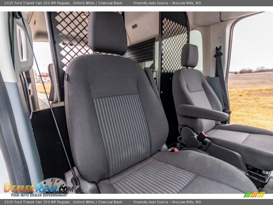 2015 Ford Transit Van 150 MR Regular Oxford White / Charcoal Black Photo #31