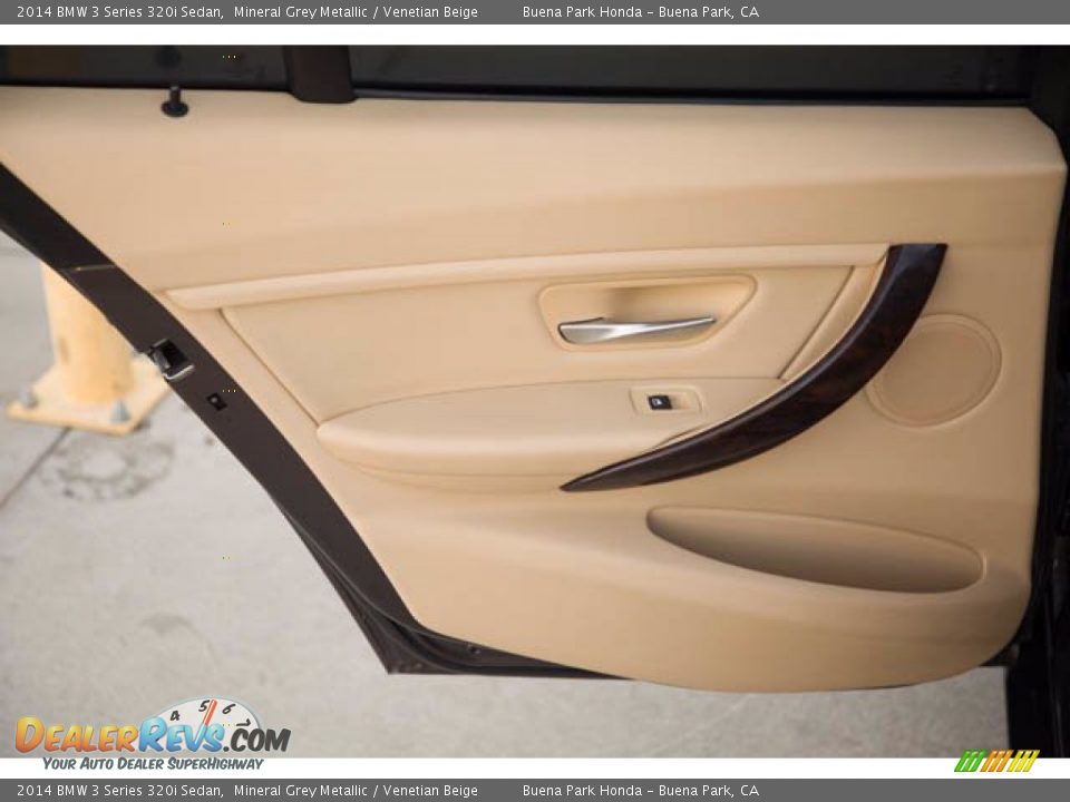 2014 BMW 3 Series 320i Sedan Mineral Grey Metallic / Venetian Beige Photo #30