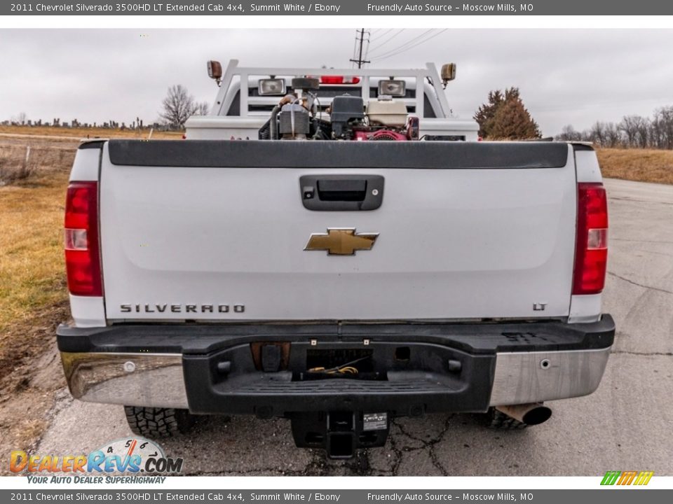 2011 Chevrolet Silverado 3500HD LT Extended Cab 4x4 Summit White / Ebony Photo #5