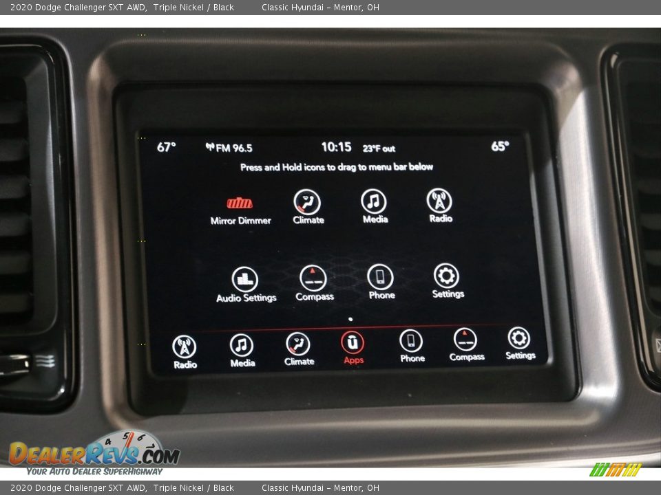 2020 Dodge Challenger SXT AWD Triple Nickel / Black Photo #12