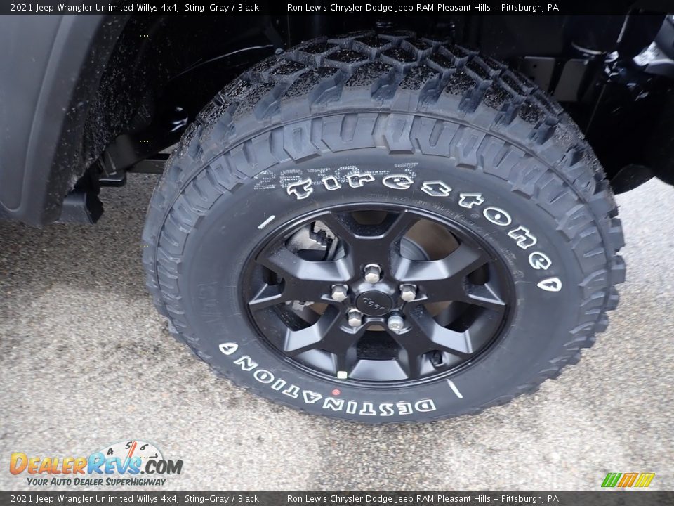 2021 Jeep Wrangler Unlimited Willys 4x4 Sting-Gray / Black Photo #3