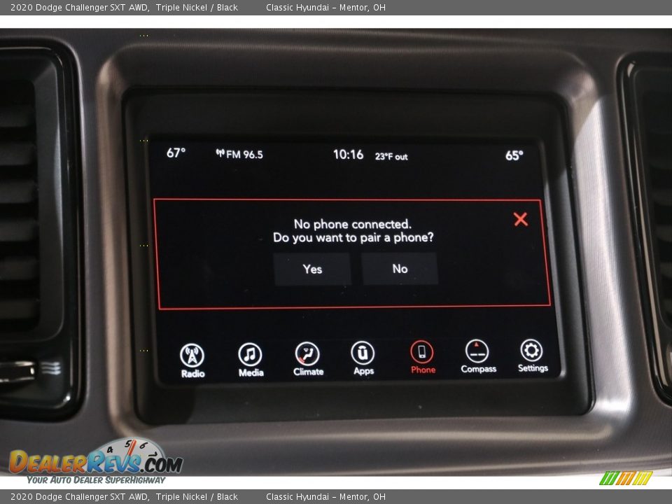 2020 Dodge Challenger SXT AWD Triple Nickel / Black Photo #13