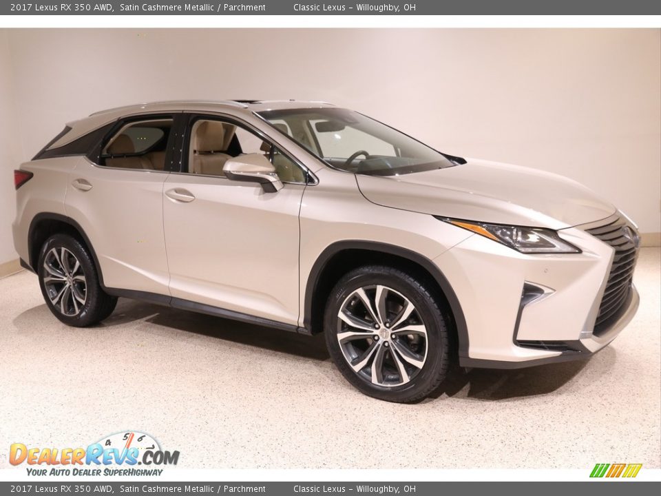 2017 Lexus RX 350 AWD Satin Cashmere Metallic / Parchment Photo #1