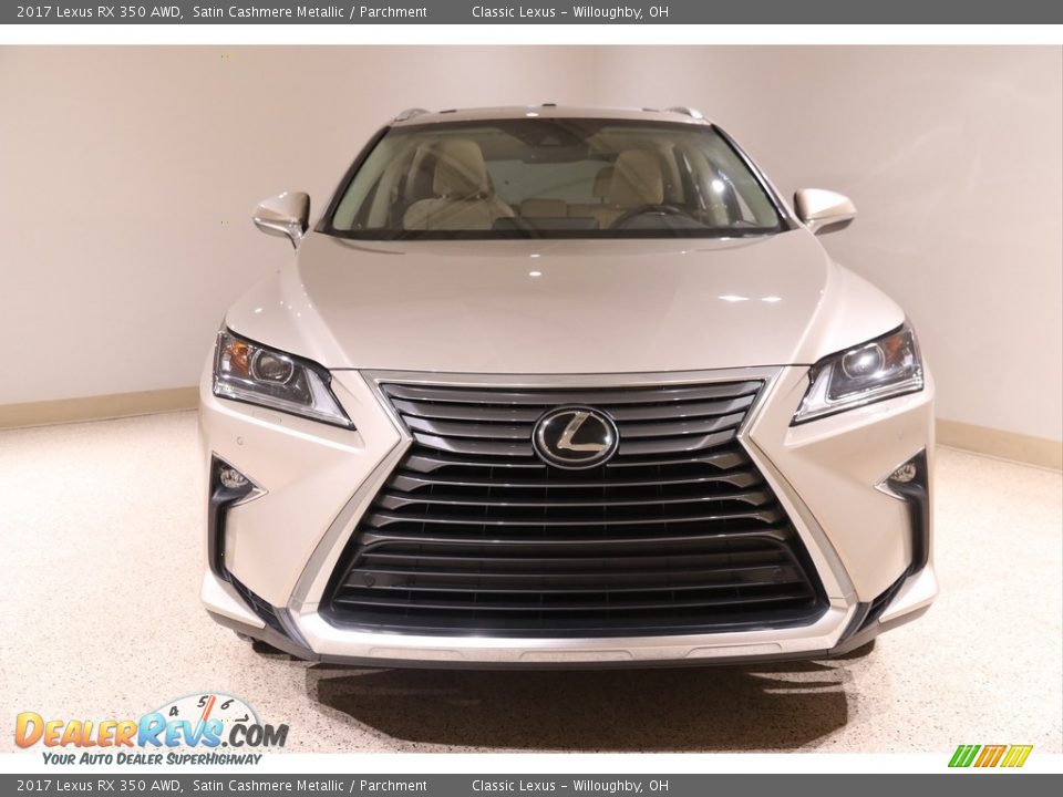 2017 Lexus RX 350 AWD Satin Cashmere Metallic / Parchment Photo #2