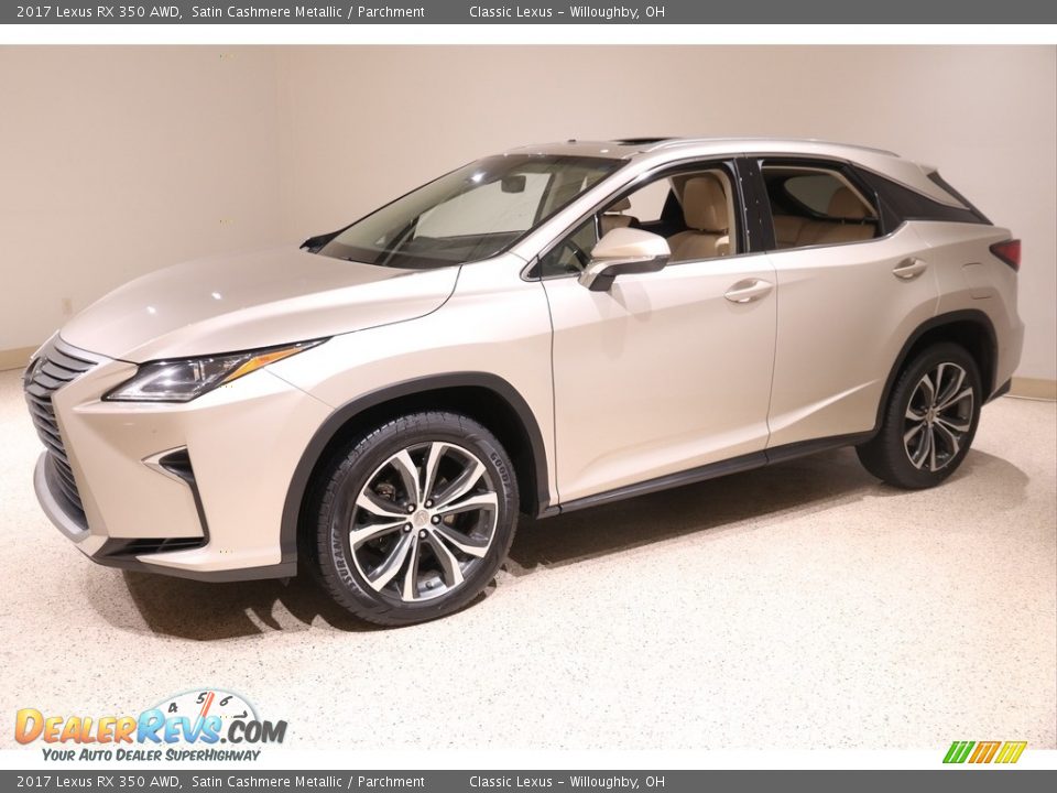 2017 Lexus RX 350 AWD Satin Cashmere Metallic / Parchment Photo #3