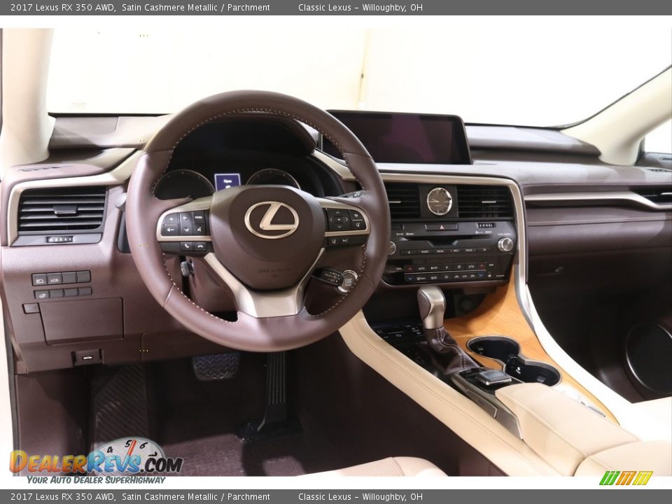 2017 Lexus RX 350 AWD Satin Cashmere Metallic / Parchment Photo #6