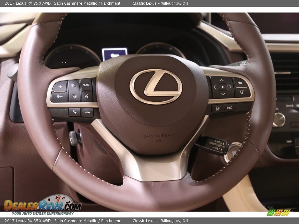 2017 Lexus RX 350 AWD Satin Cashmere Metallic / Parchment Photo #7