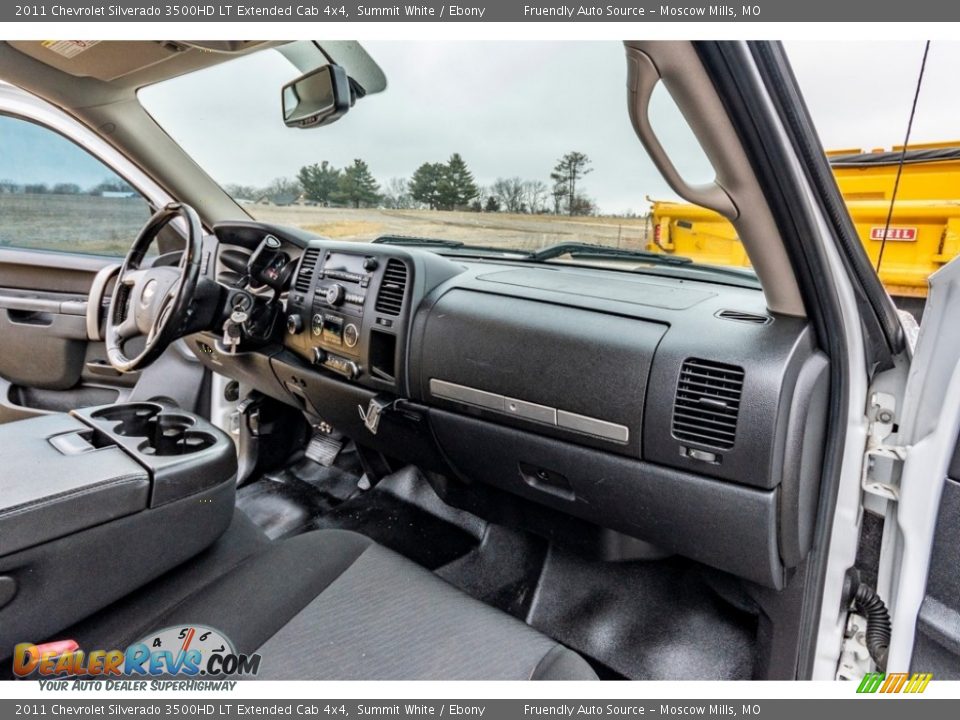 Front Seat of 2011 Chevrolet Silverado 3500HD LT Extended Cab 4x4 Photo #30