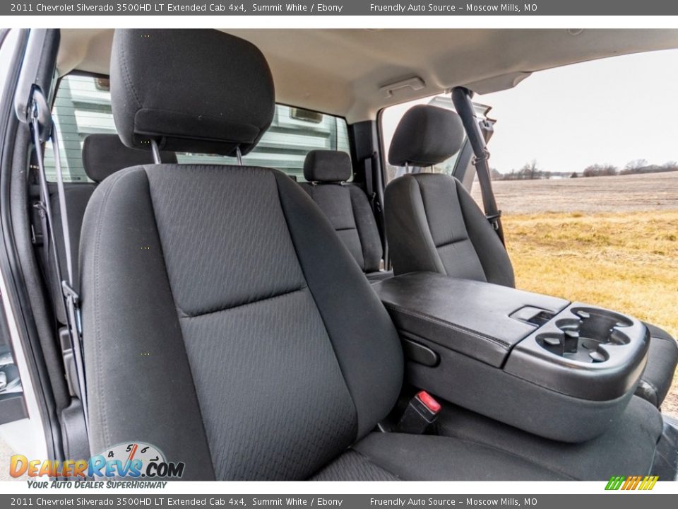 Front Seat of 2011 Chevrolet Silverado 3500HD LT Extended Cab 4x4 Photo #32