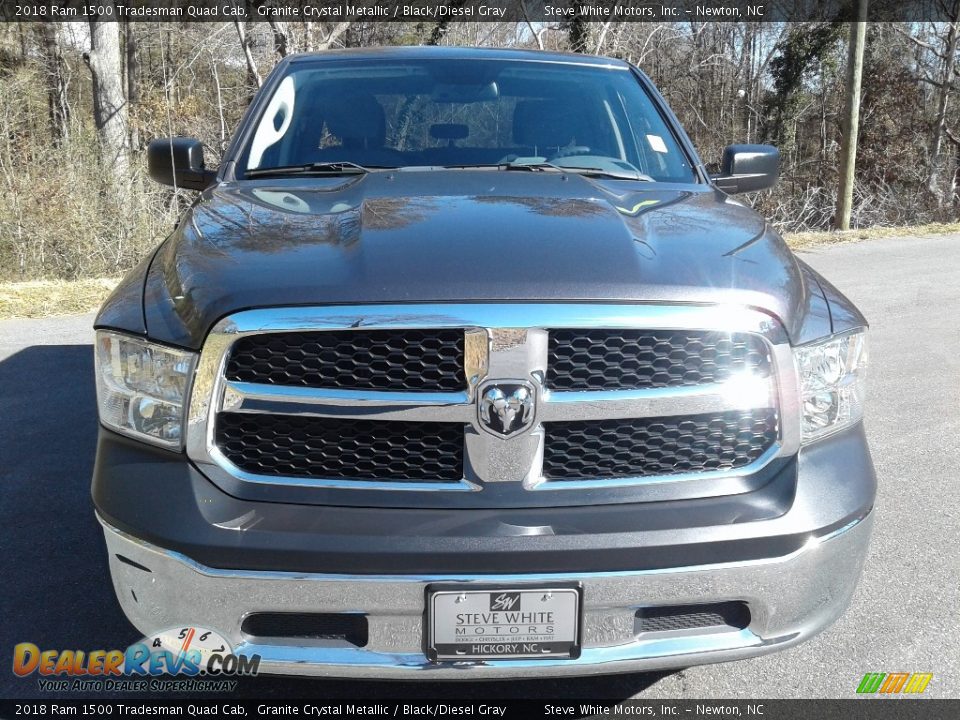 2018 Ram 1500 Tradesman Quad Cab Granite Crystal Metallic / Black/Diesel Gray Photo #4