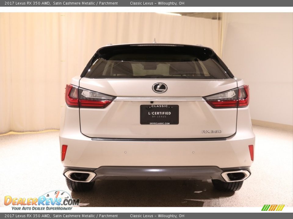 2017 Lexus RX 350 AWD Satin Cashmere Metallic / Parchment Photo #24