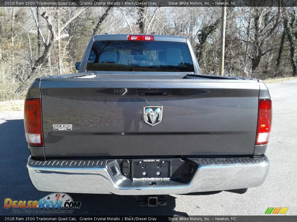 2018 Ram 1500 Tradesman Quad Cab Granite Crystal Metallic / Black/Diesel Gray Photo #9